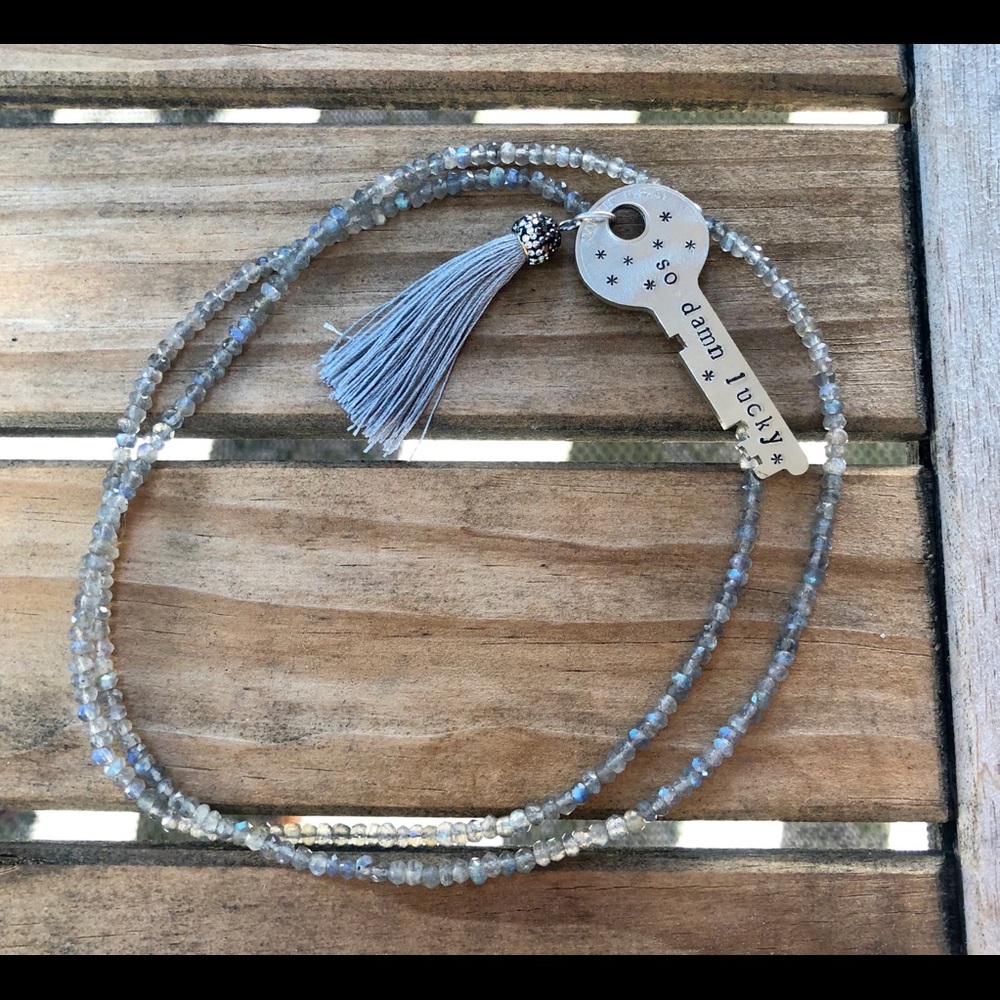 So Damn Lucky - One of a kind necklace